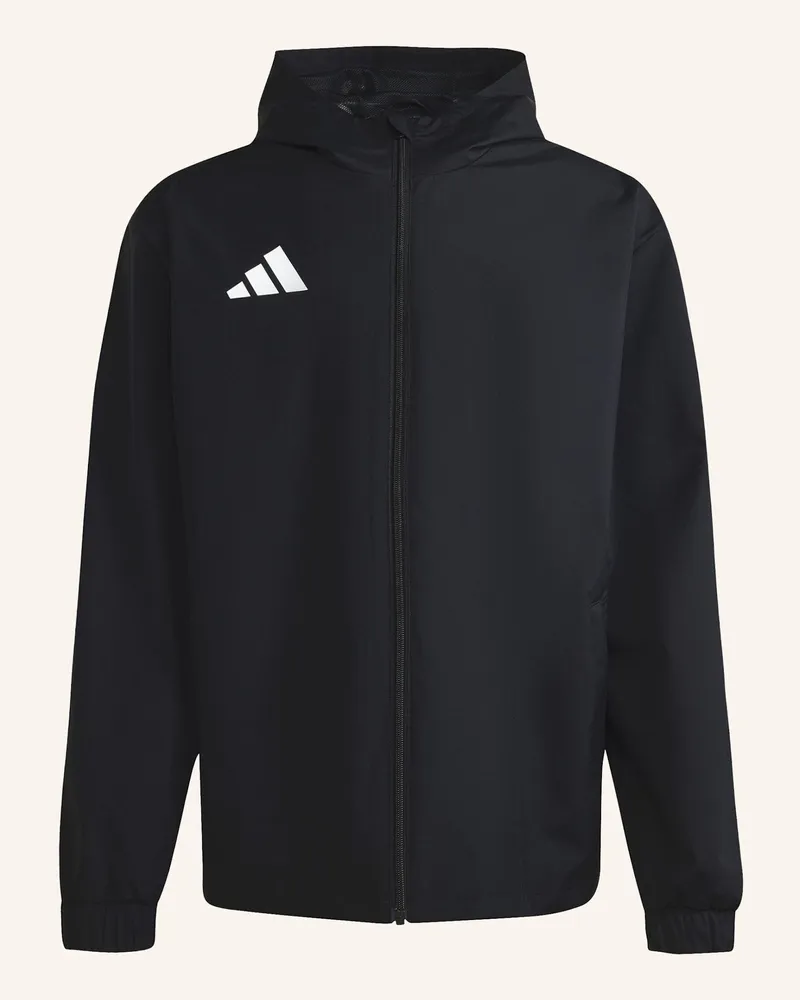 adidas entrada26 Allwetterjacke schwarz Schwarz