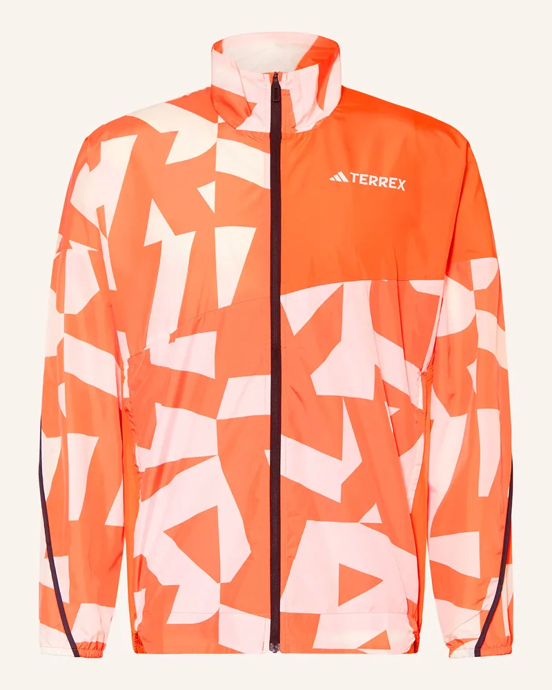 adidas Windbreaker TERREX MULTI PRINTED Orange