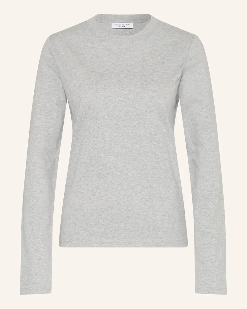 Marc O'Polo Longsleeve grau Hellgrau