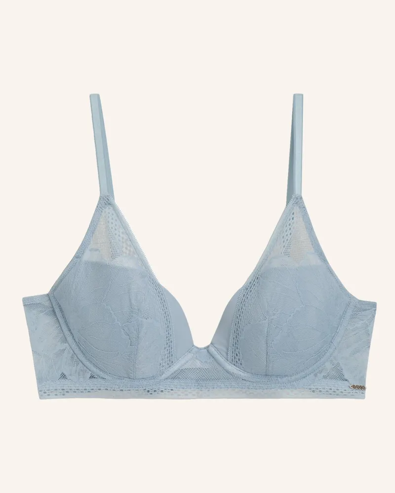 HUGO BOSS Bh HALF PAD_PEONY LACE Hellblau