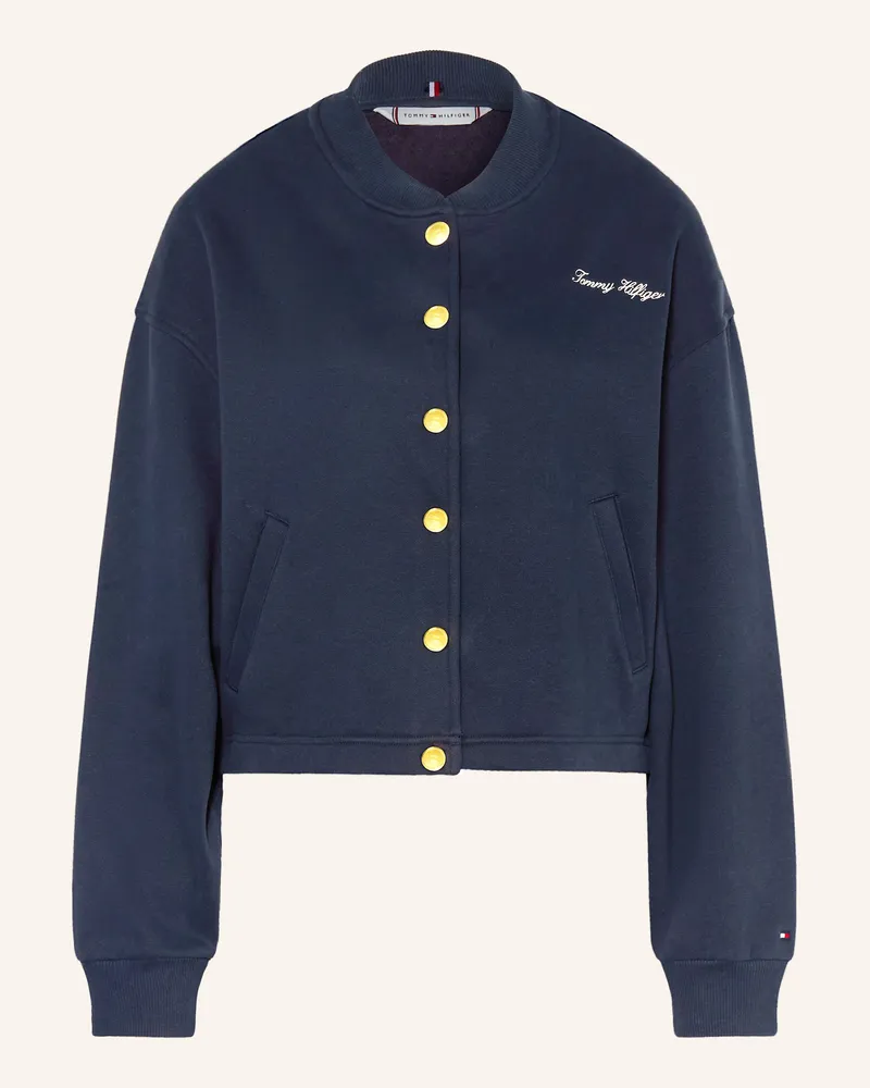 Tommy Hilfiger Sweat-Blouson blau Dunkelblau