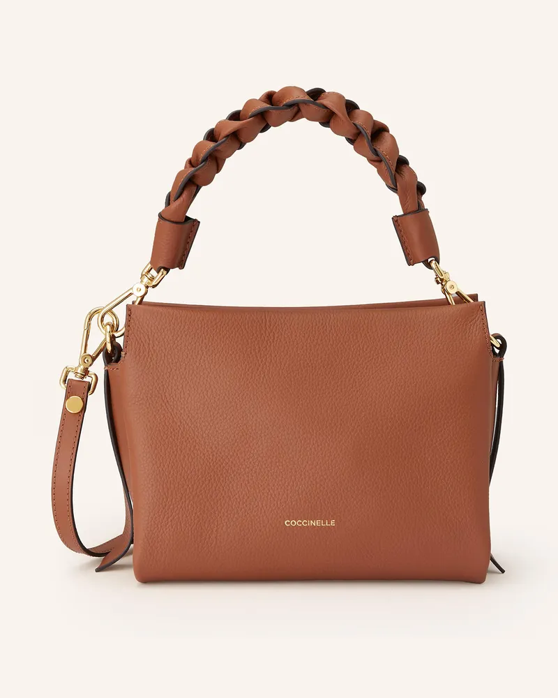Coccinelle Umhängetasche Cognac