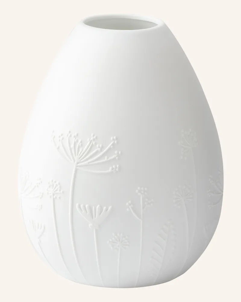 räder Vase Floral weiss Weiss
