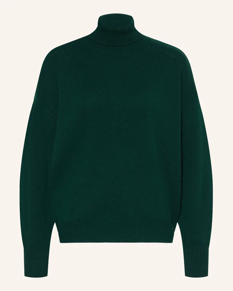 Mrs & HUGS Rollkragenpullover gruen Dunkelgrün
