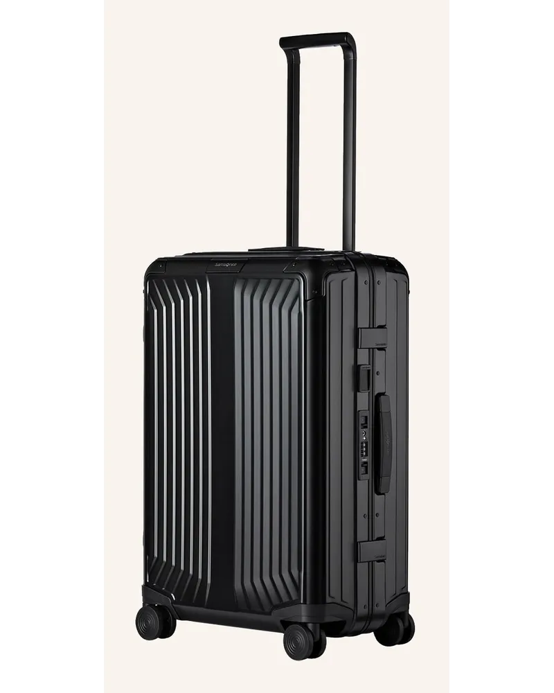 Samsonite Trolley LITE BOX ALU Schwarz