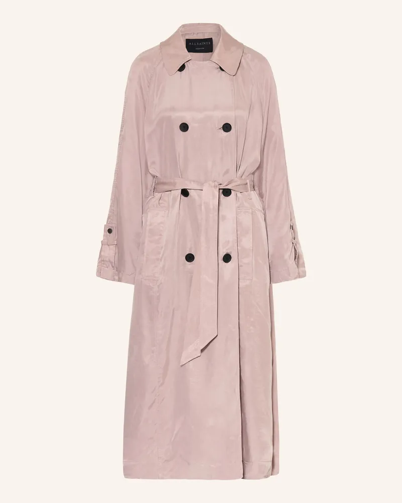 AllSaints Trenchcoat Lizie rosa Rosé