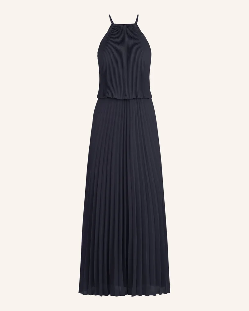 Apart Chiffonkleid Dunkelblau