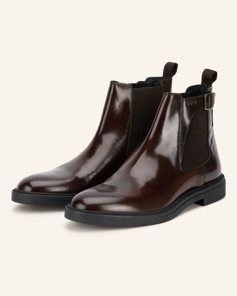 HUGO BOSS Chelsea-Boots Calev braun Dunkelbraun