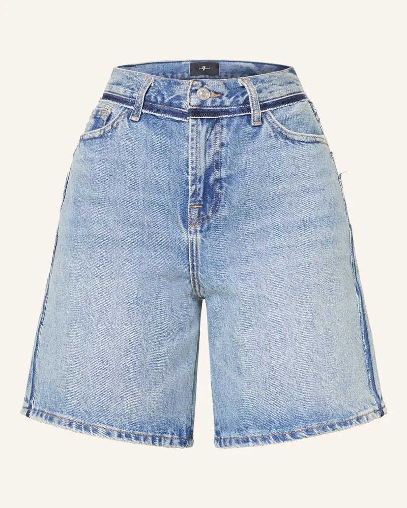 7 for all mankind Jeansshorts Lola blau 3dl