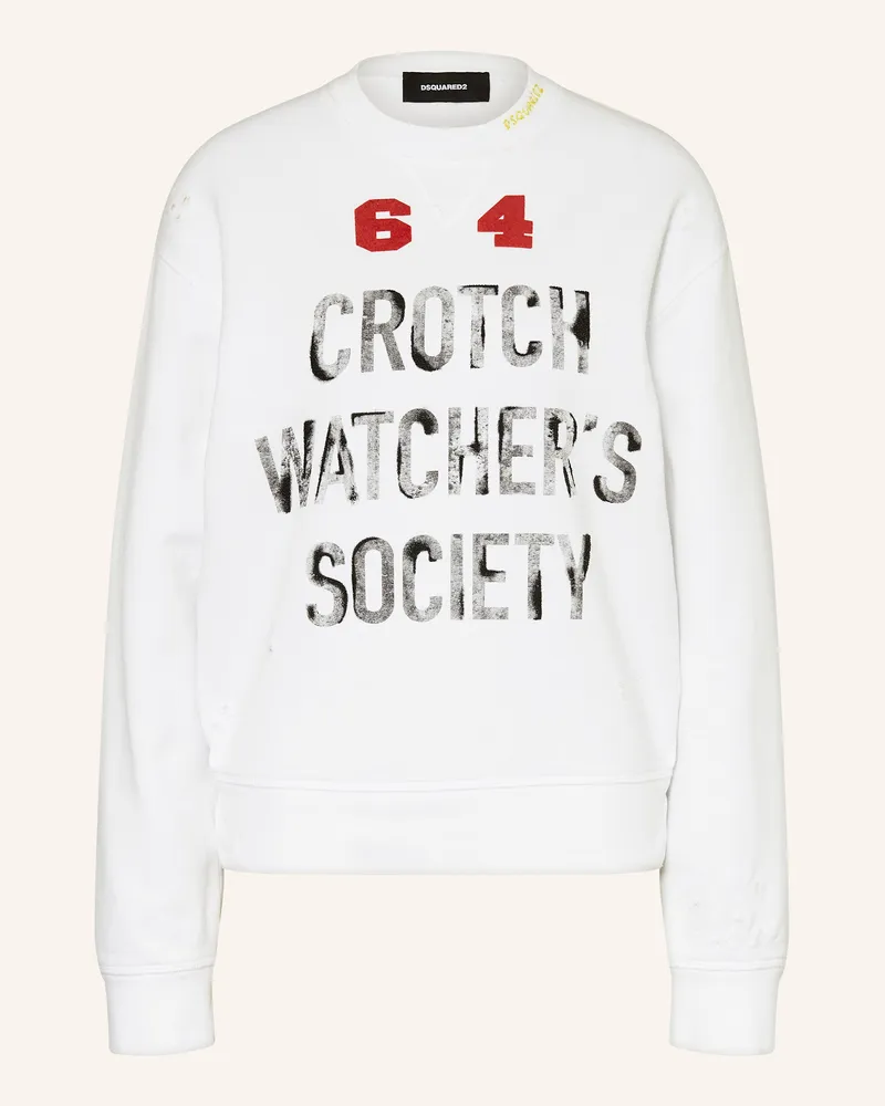 Dsquared2 Sweatshirt weiss Weiss