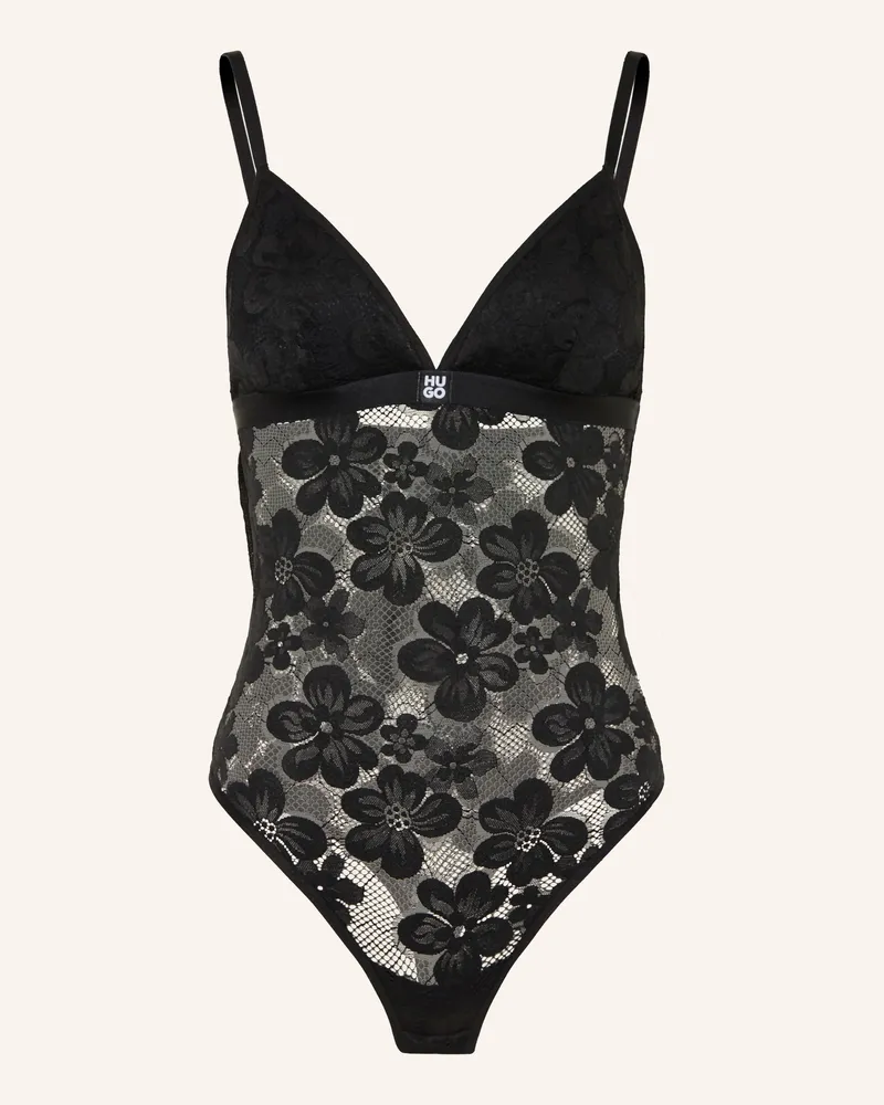 HUGO BOSS String-Body Bloom Lace schwarz Schwarz