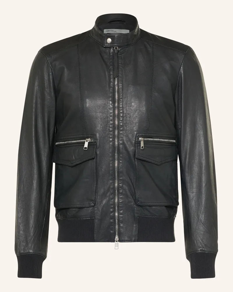 AllSaints Lederjacke Hiro schwarz Schwarz