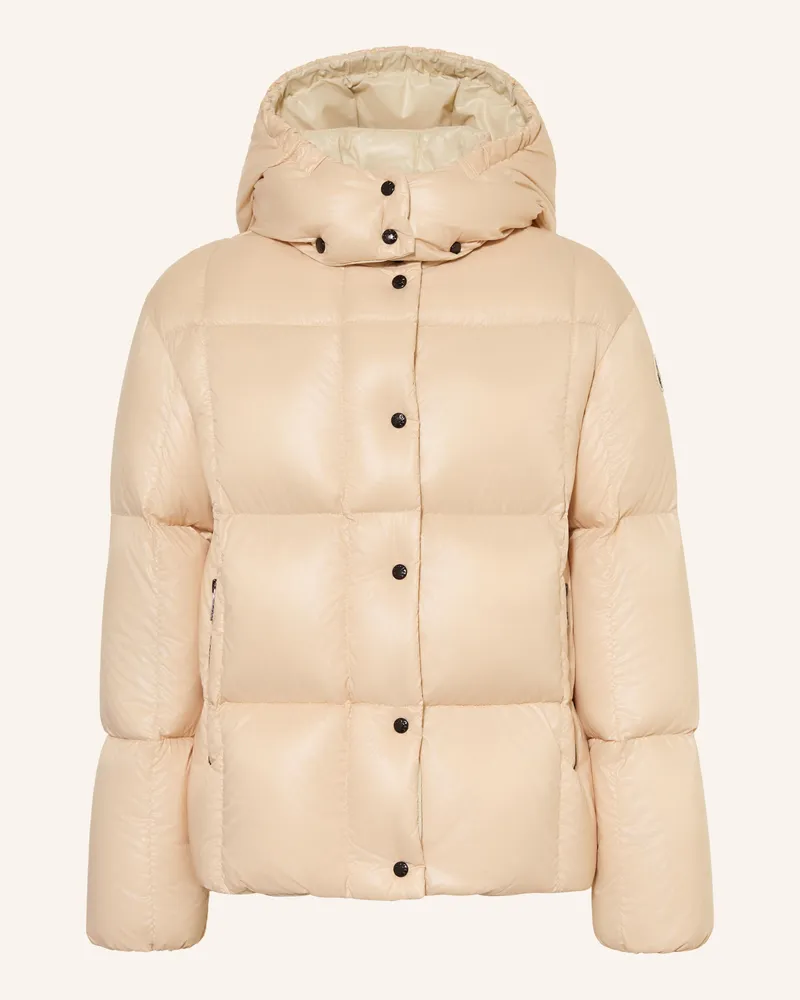 Moncler Daunenjacke Parana Mit Abnehmbarer Kapuze beige Hellorange