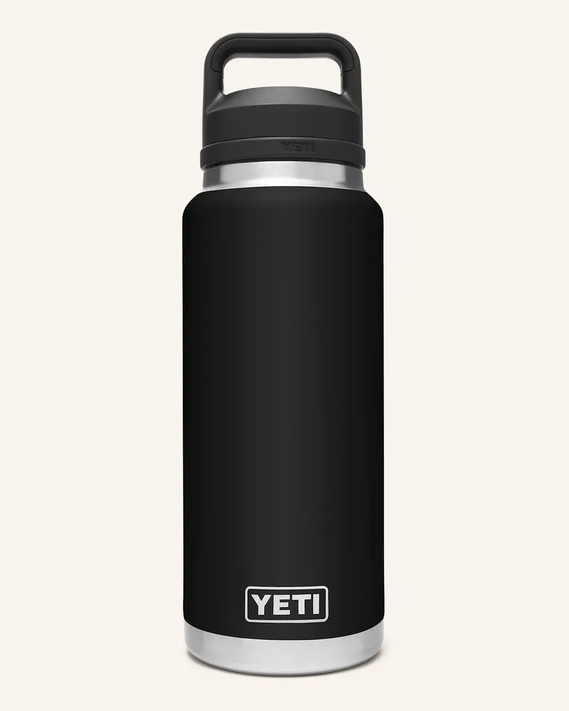Yeti Isolierflasche RAMBLER Schwarz