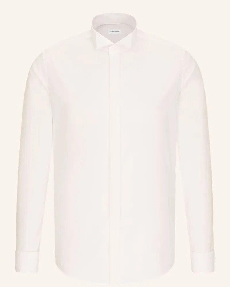 Seidensticker Smokinghemd, Gala,   Shaped Fit weiss Weiss