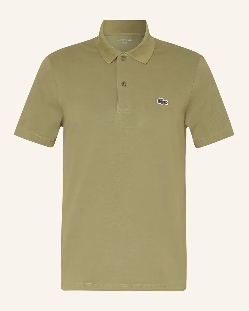 Lacoste Strick-Poloshirt Regular Fit Khaki