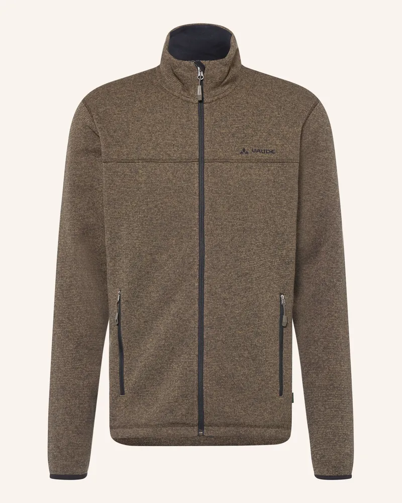 Vaude Strick-Fleecjacke Rienza Iii braun Braun