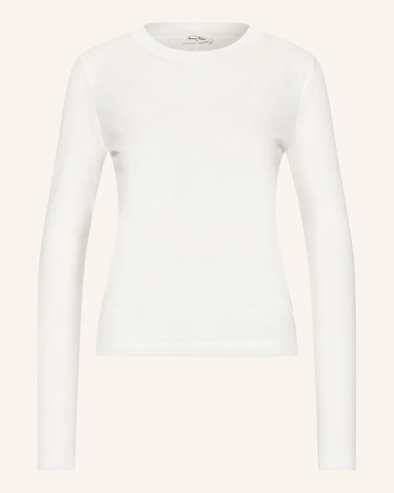 American Vintage Longsleeve GAMIPY Blanc
