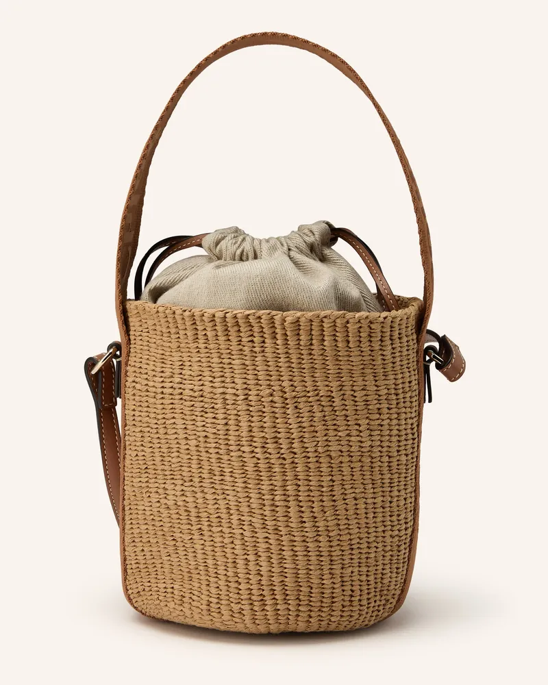 Chloé Beuteltasche Woddy beige Dusty