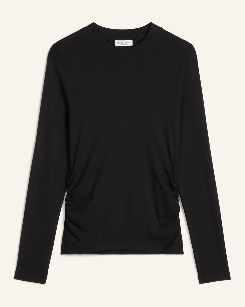 Marc O'Polo T-Shirt schwarz Schwarz