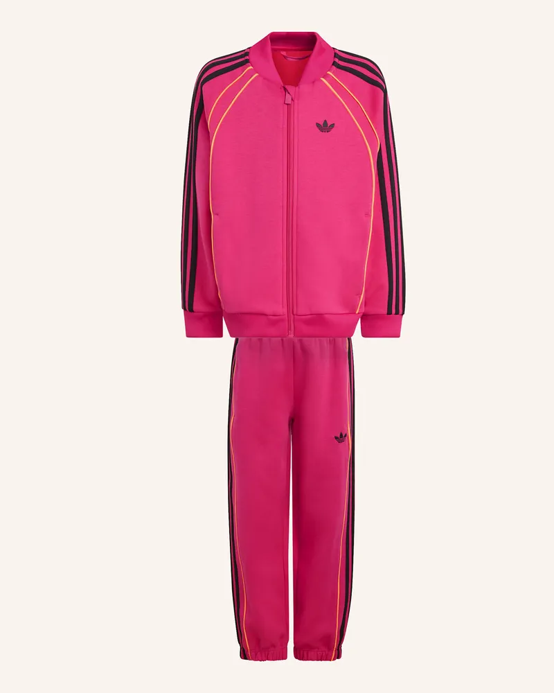 adidas Trainingsanzug, Locker Geschnitten pink Rot