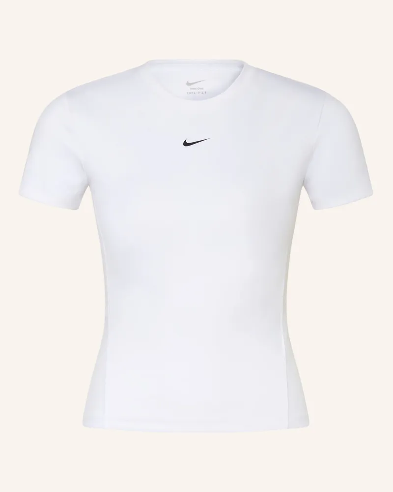 Nike T-Shirt One Fitted weiss Weiss