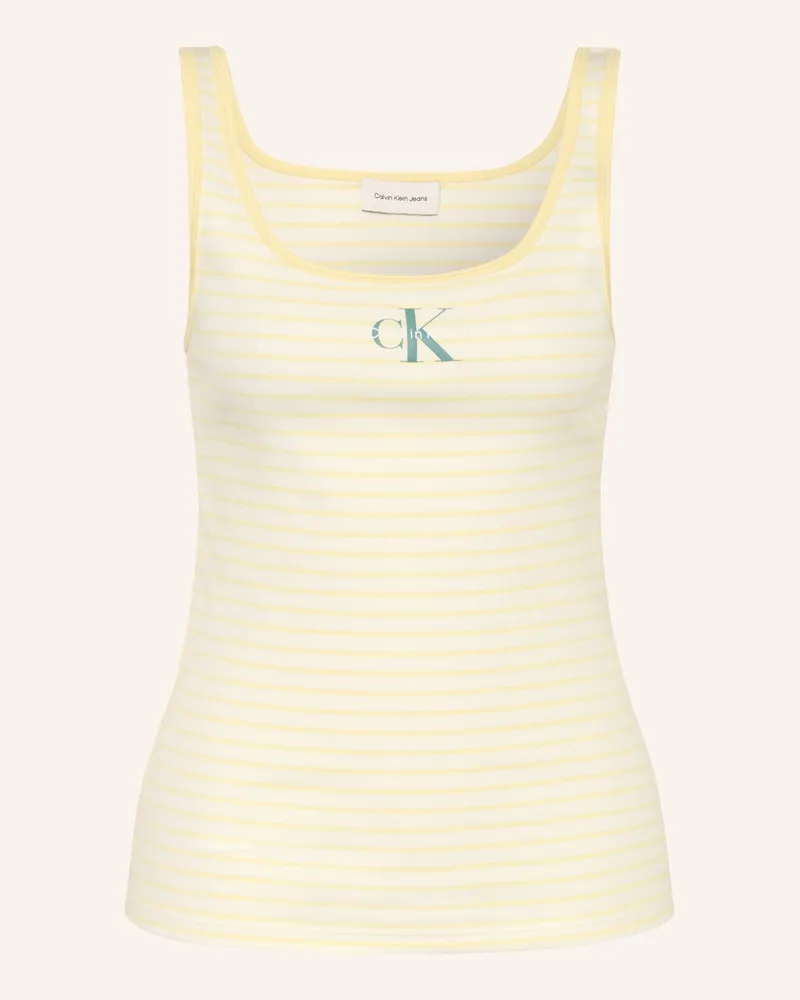 Calvin Klein Top gelb Ecru