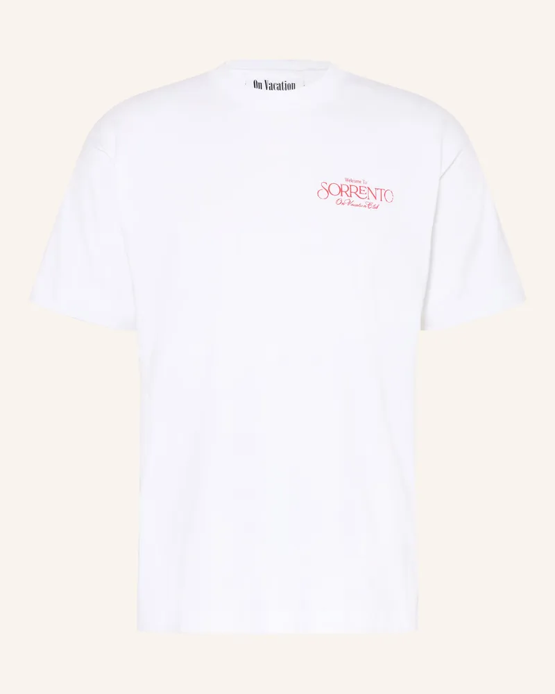 On Vacation T-Shirt weiss Weiss
