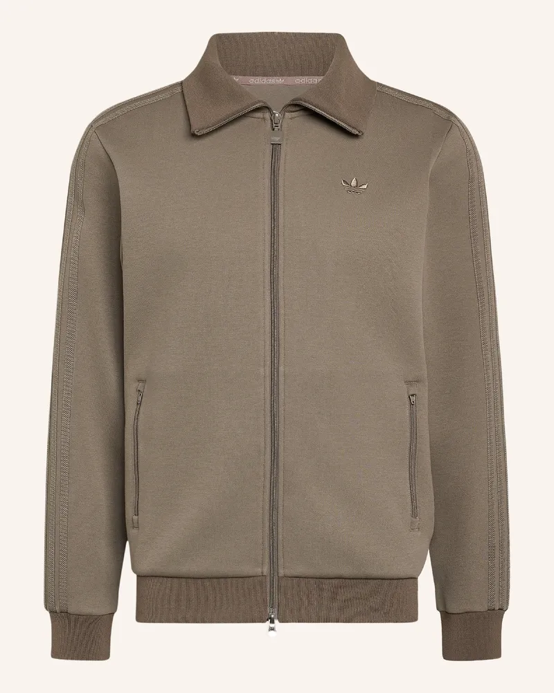 adidas Sweatjacke Beckenbauer Premium braun Oliv