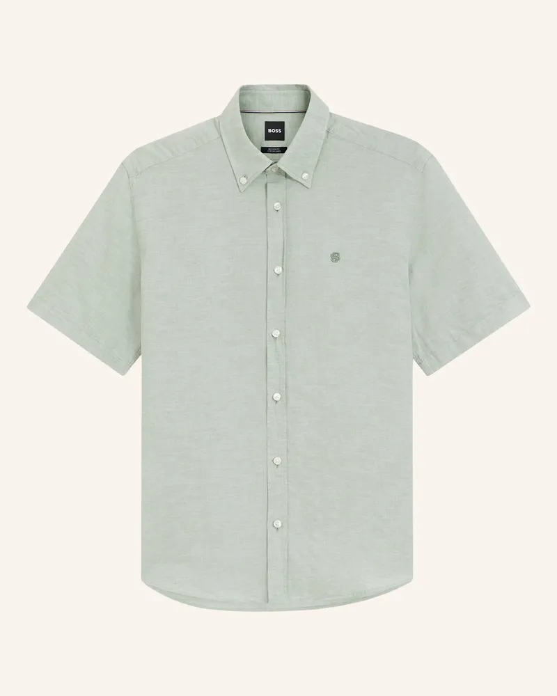 HUGO BOSS Casual Hemd H-Liam-Bd-Sh-E-C-262 Regular Fit gruen Grün