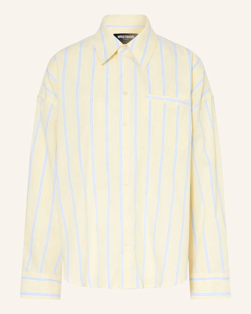 WRSTBHVR Hemdbluse Levi gelb Hellgelb