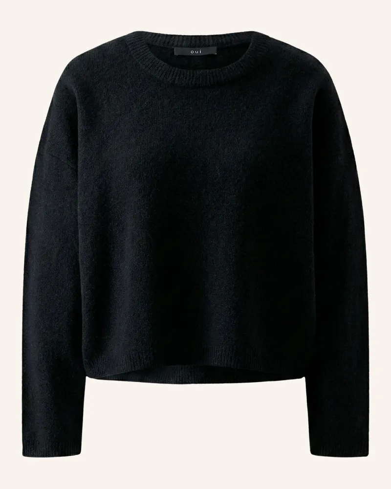 Oui  Pullover Nila schwarz Schwarz
