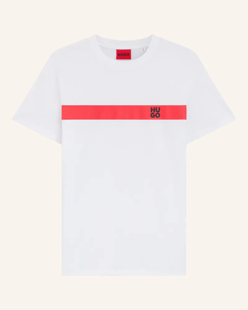 HUGO BOSS T-Shirt DZOKIS_IN Regular Fit Weiss