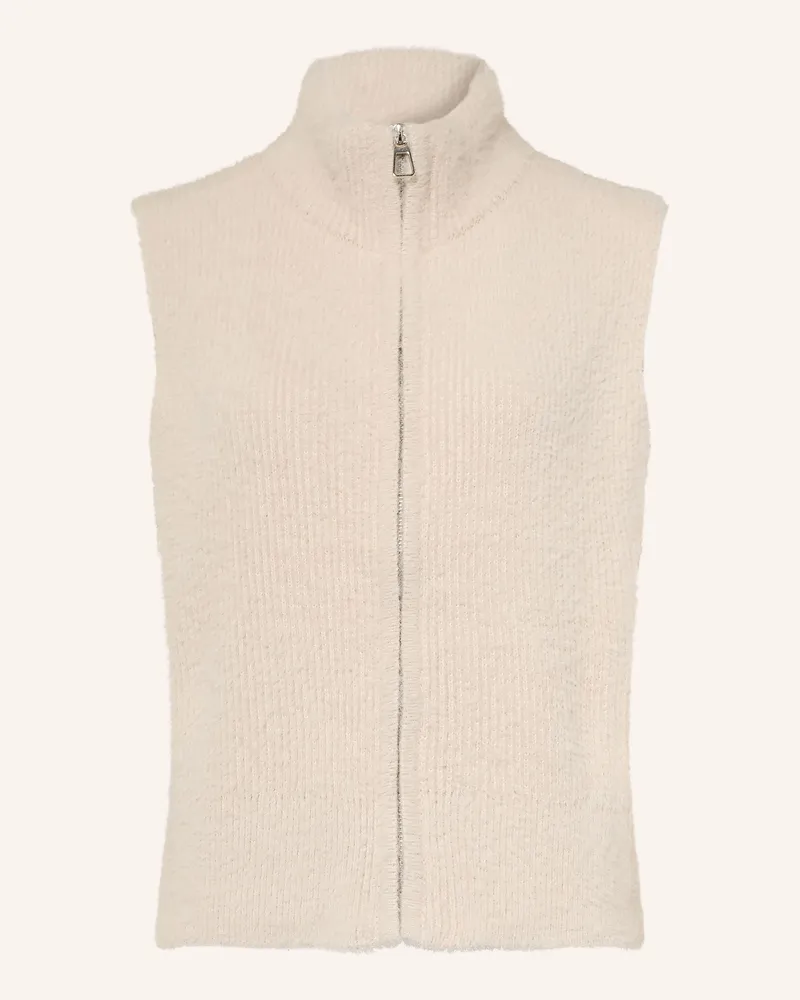 More & More Strickweste beige Creme