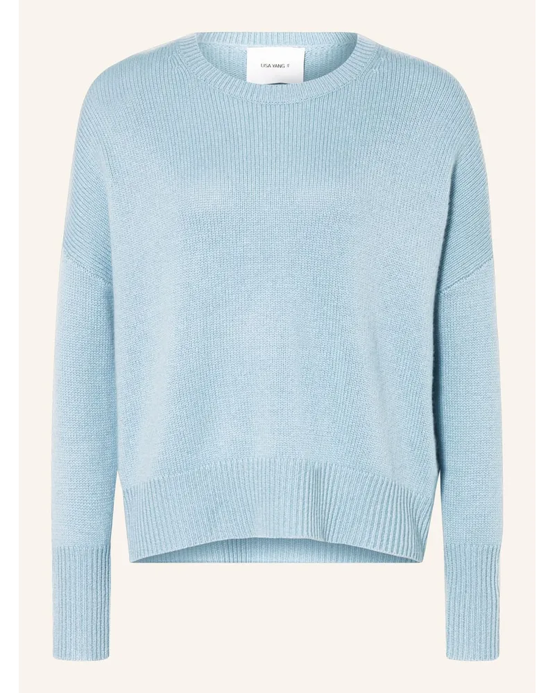 Lisa Yang Cashmere-Pullover MILA Blau