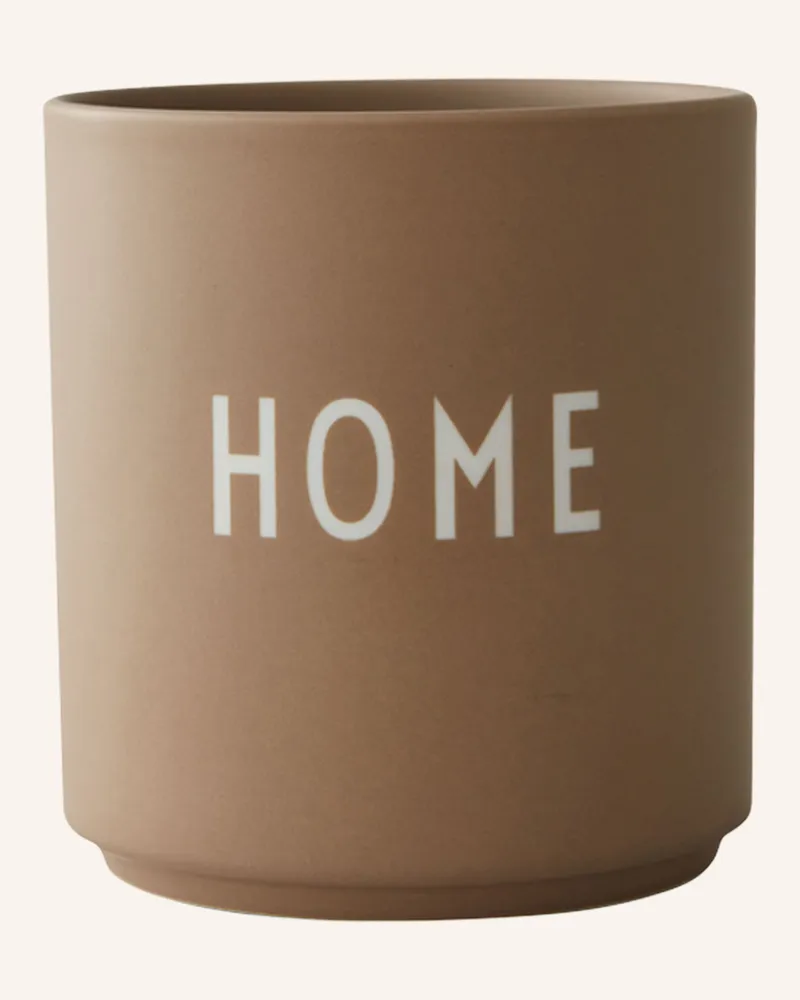 DESIGN LETTERS Becher braun Beige