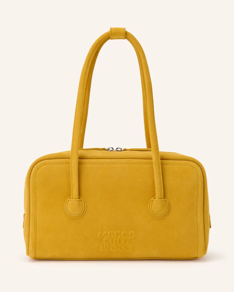 Marge Sherwood Schultertasche Soft Boston Small gelb Dunkelgelb