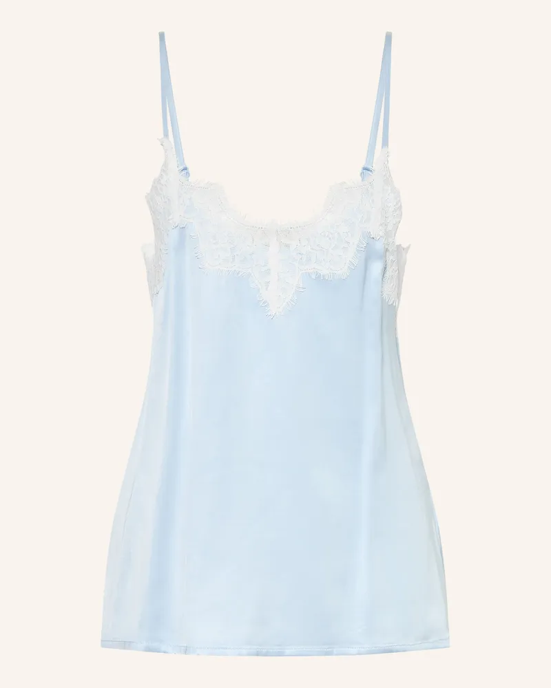 Rich&Royal Satintop Mit Spitze blau Hellblau