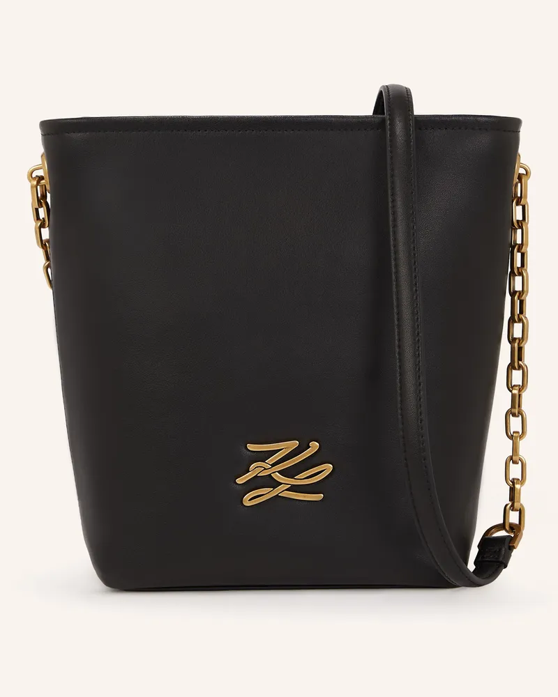Karl Lagerfeld K/Autograph Beuteltasche schwarz Schwarz