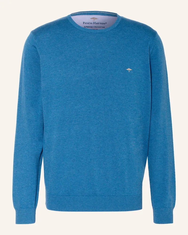 Fynch-Hatton Pullover blau Blau