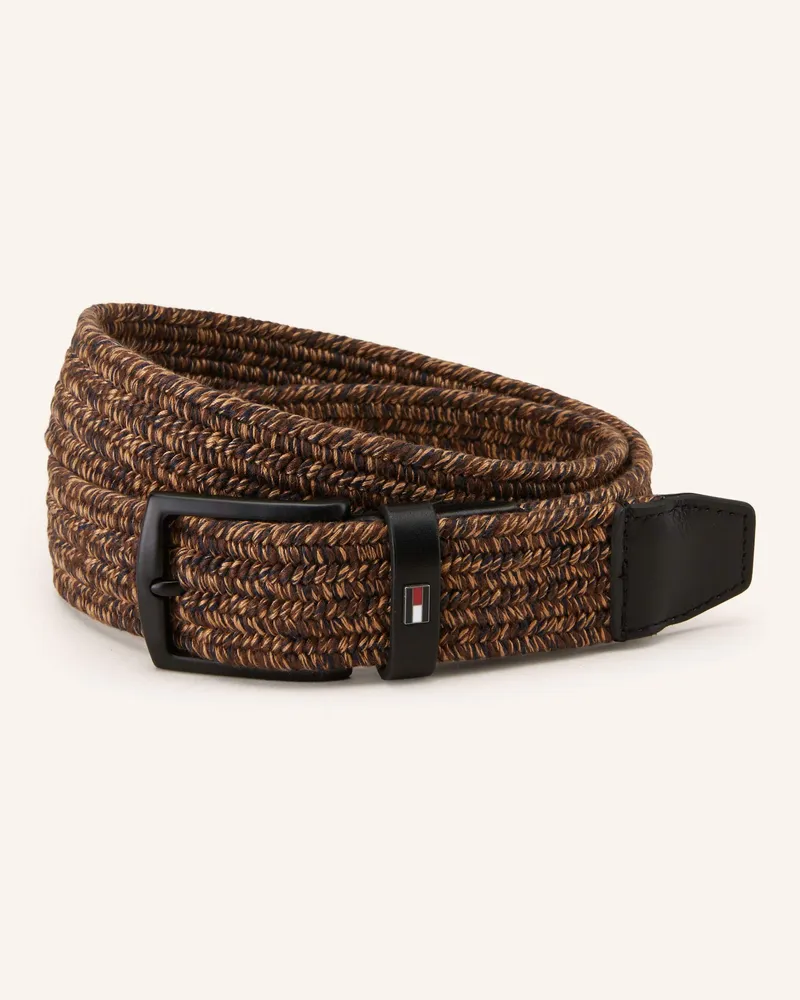 Tommy Hilfiger Flechtgürtel DENTON Schwarz
