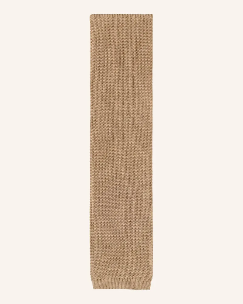 HUGO BOSS Krawatte H-TIE 7 CM K. 252 DB Beige
