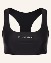 District Vision Sport-BH TWIN LAYER Schwarz