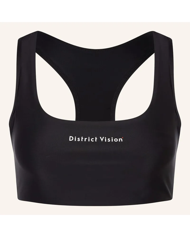 District Vision Sport-BH TWIN LAYER Schwarz