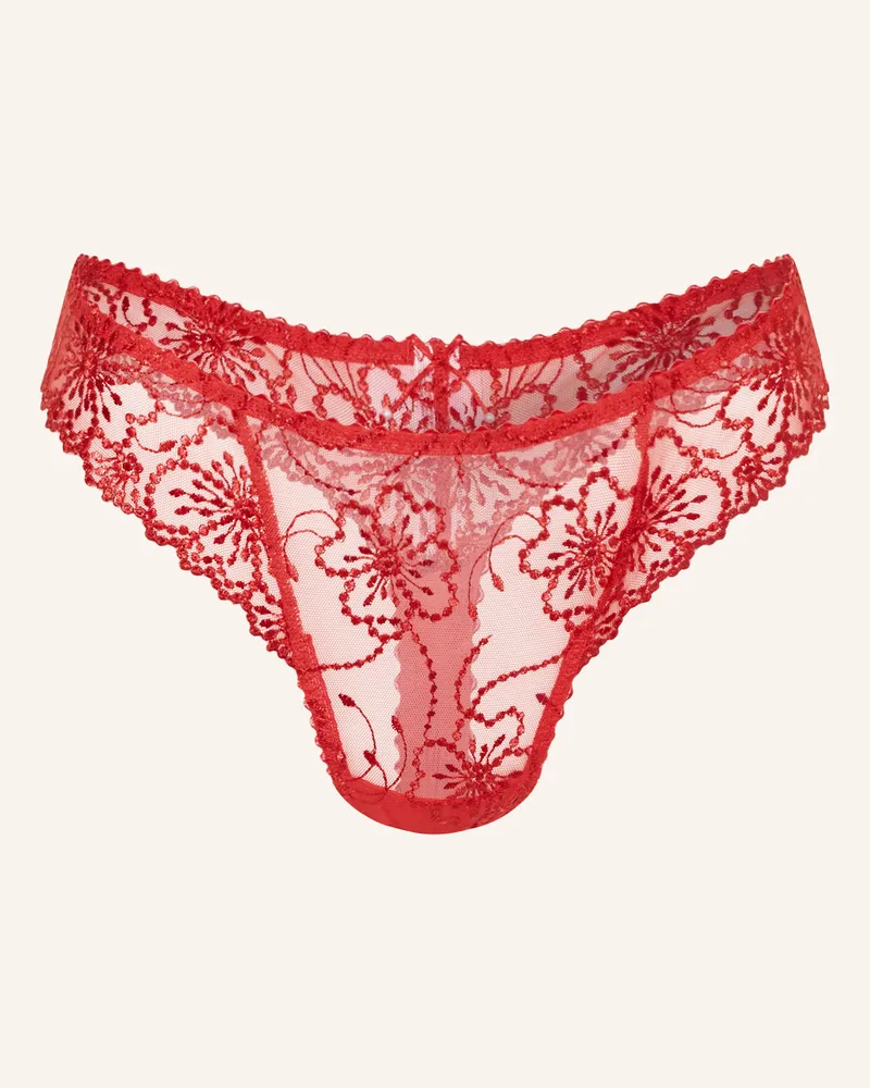 Marie Jo String JANE mit Schmuckperlen Rot