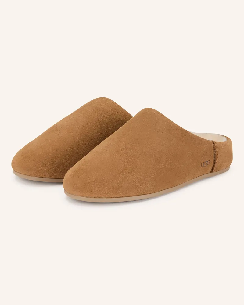 UGG Pantoletten Elea braun Cognac