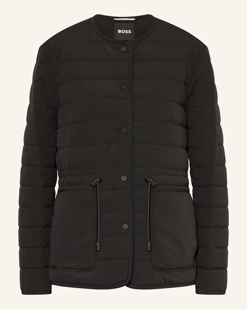 HUGO BOSS Steppjacke PORISH Schwarz
