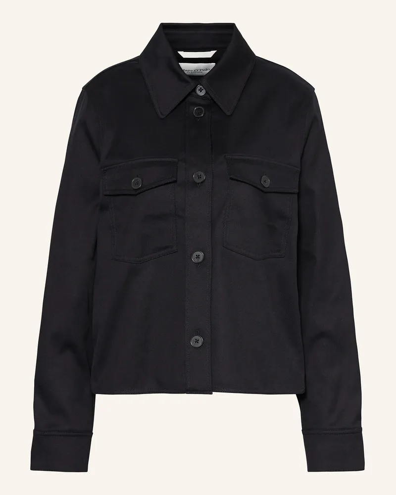 Marc O'Polo Overshirt Dunkelblau