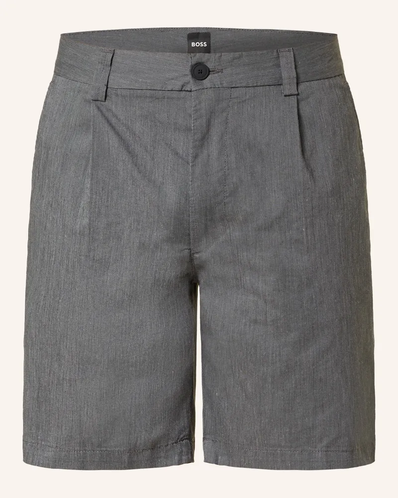 HUGO BOSS Chinoshorts PERIN Tapered Fit Dunkelblau