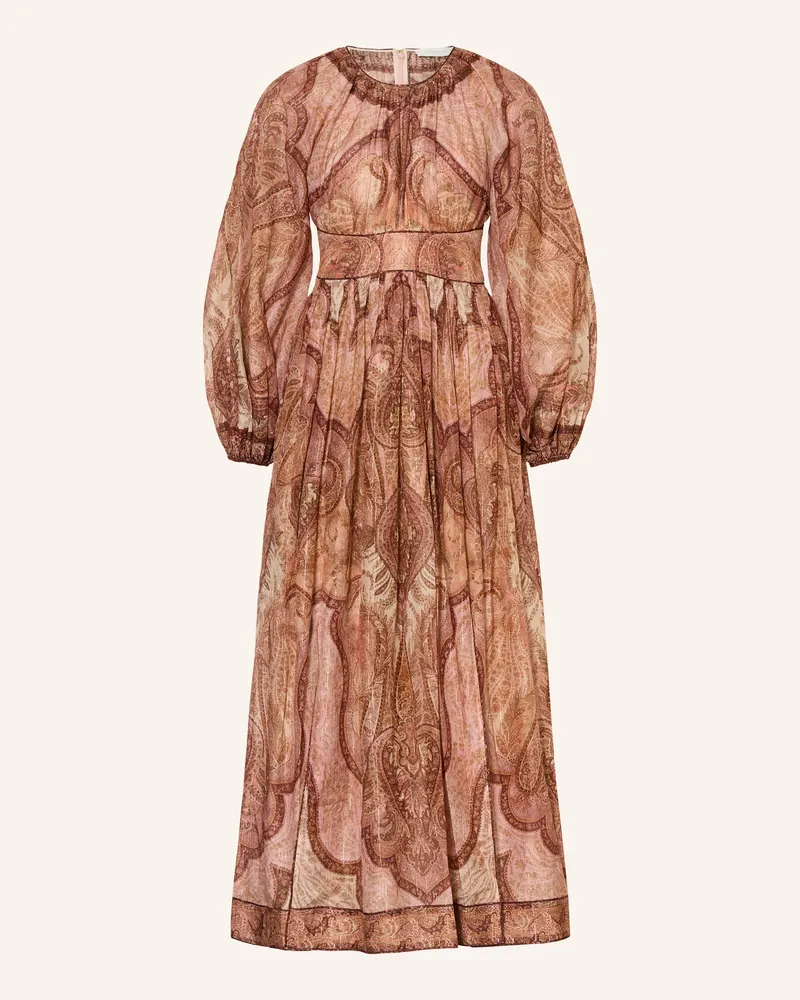 Zimmermann Kleid Wanderlust rot Rosé